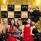 Mylar Gold Black Square Foil Balloon Wall Tunnel Arch Background Chrome Double sided Flat Metallic Gold& Black Balloon Garland Kit Graduation Anniversary Birthday Backdrop Party Decorations